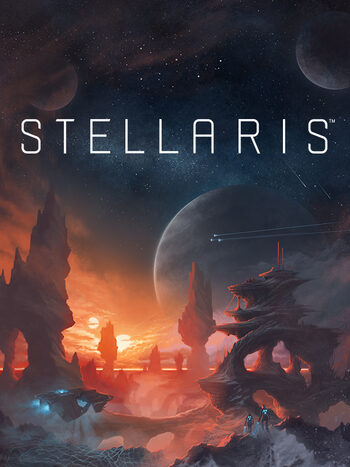 Stellaris Cover im minimalistischen Twitch Streamplan
